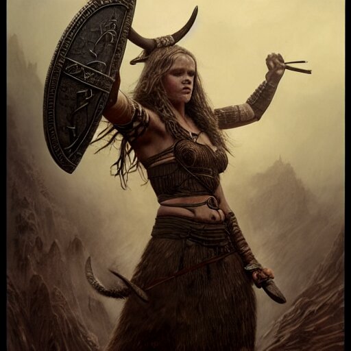 Photographie artistique Female Viking