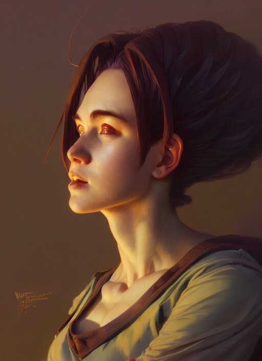 Lexica - A photorealistic portrait of bulma by wlop, artgerm, greg ...