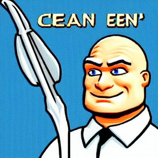 Lexica - Mr clean is the final boss of a video game
