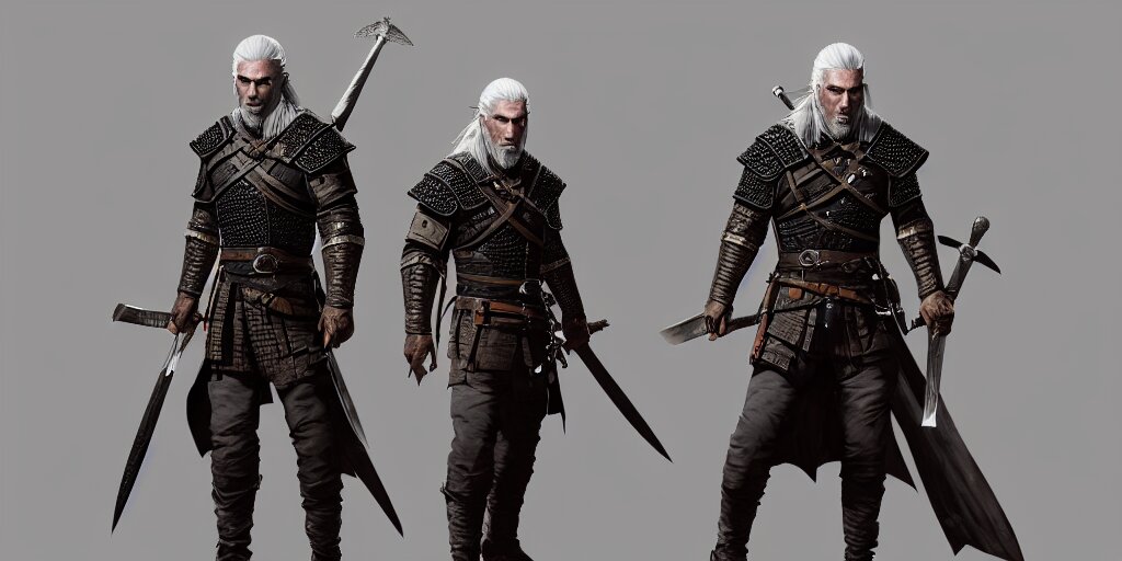 Lexica - Geralt of rivia new costume concept design, witcher wild hunt ...