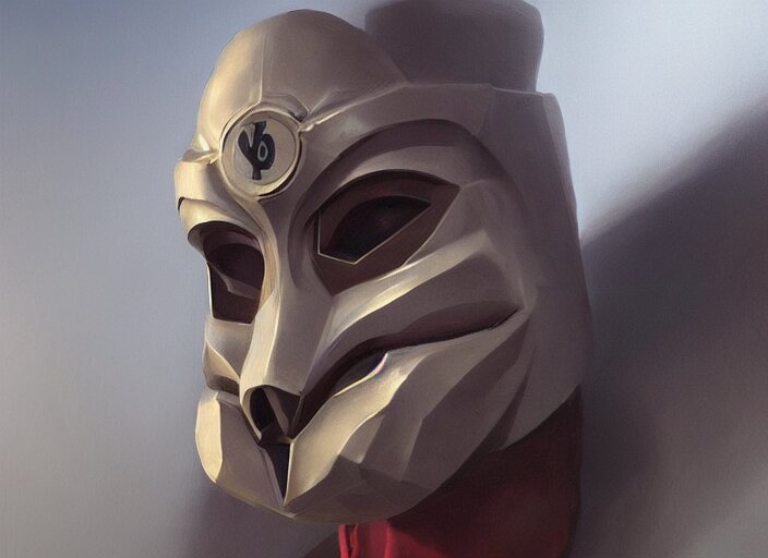 Lexica - Mask with a symbol for a society secret, science fiction ...