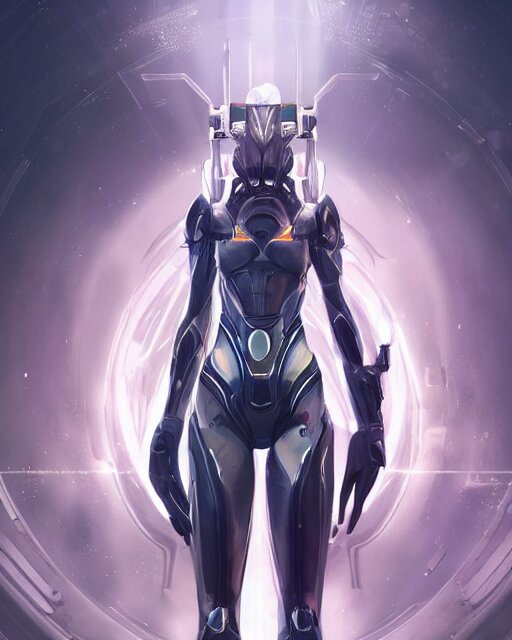 Lexica - Beautiful android girl on a mothership, warframe armor, pretty ...