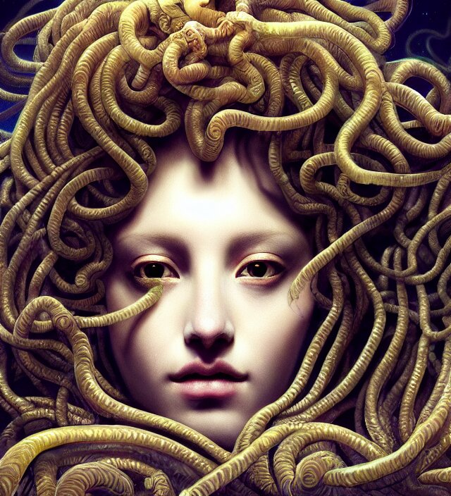 Lexica - Portrait of medusa gorgon. intricate, centered, amazing ...