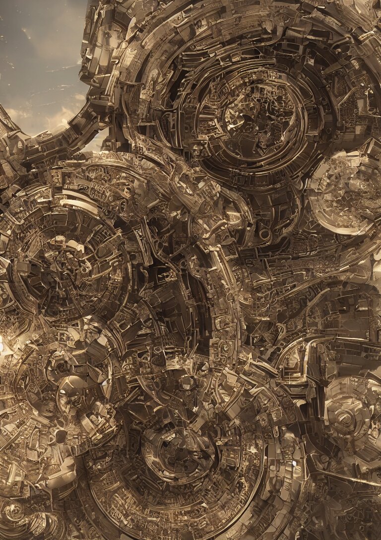 Lexica - Intricate time machine, realistic detailed 3d rendering, by ...