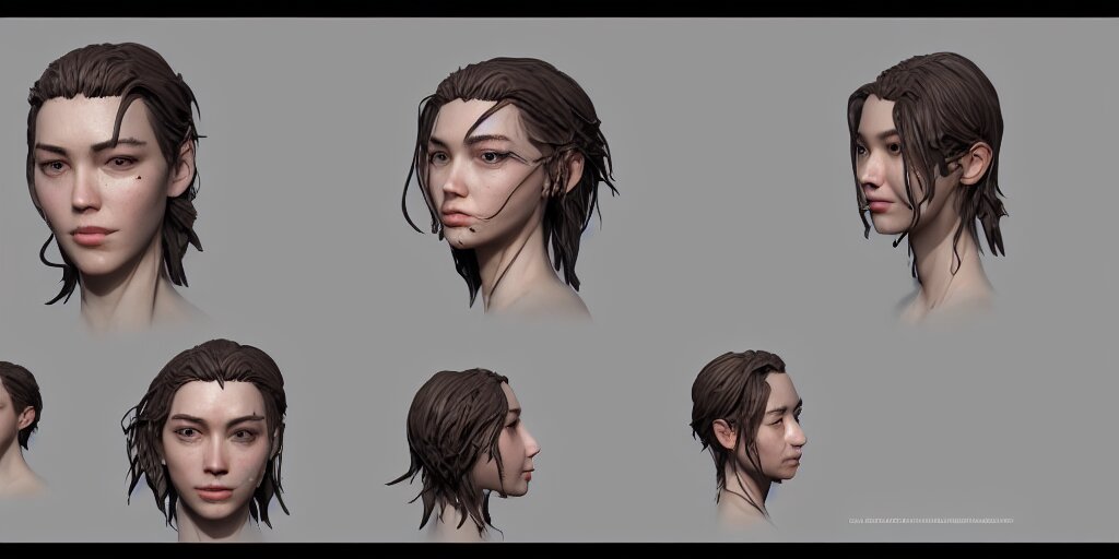 Lexica - Beautiful face, character sheet, concept design, contrast, hot ...