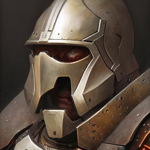 Lexica - The doomslayer as a realistic fantasy d & d knight, closeup ...