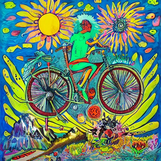 Lexica - Albert Hofmann Bicycle Day Art