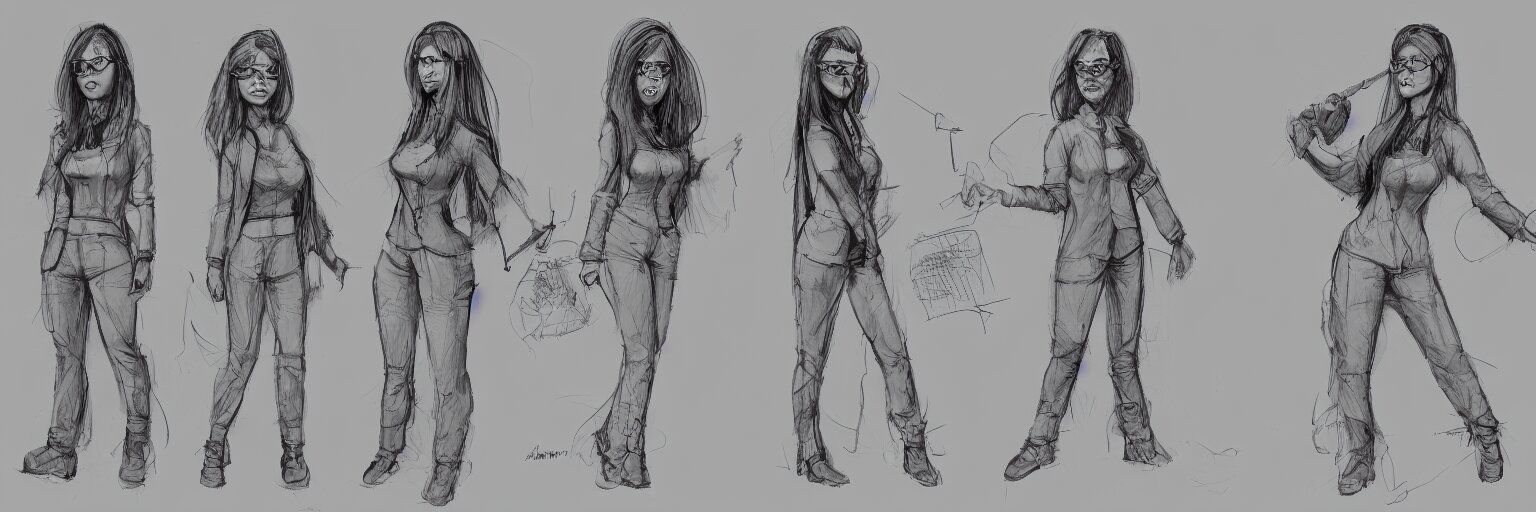 Lexica Female character study of mike patton and adolf hitter, evil
