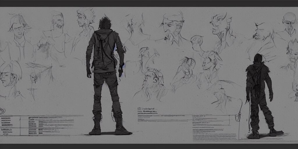 Lexica - Lost boy, character sheet, concept design, contrast, kim jung ...