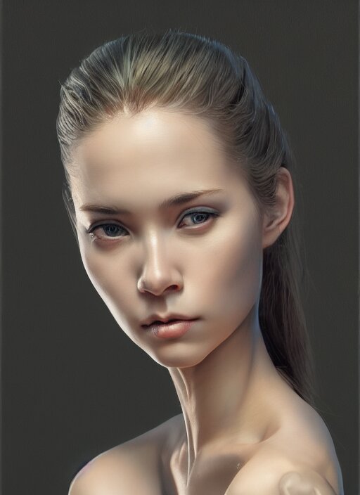 Lexica - Photo of a gorgeous young woman in the style of stefan kostic ...