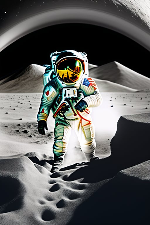 Lexica landing on moon