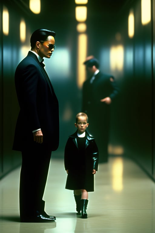 Lexica portrait of the matrix
