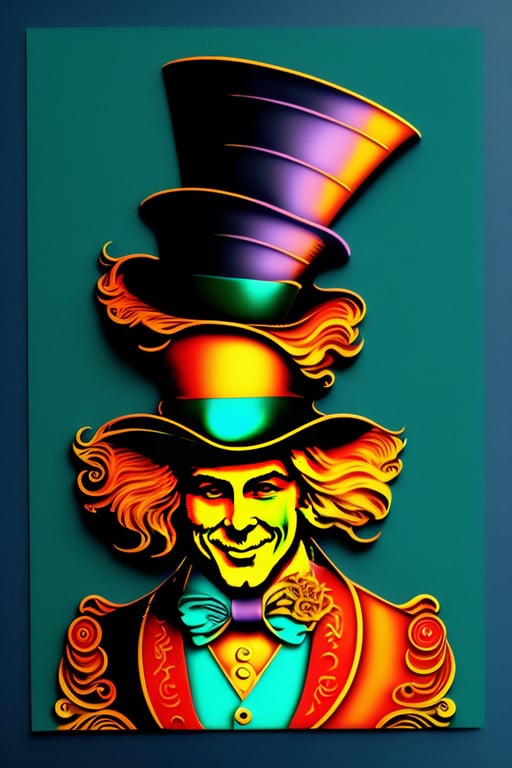 psychedelic mad hatter