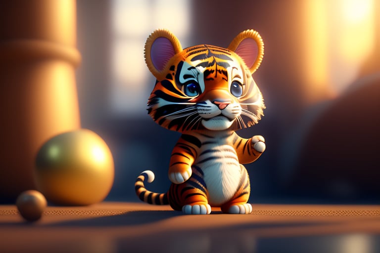 Baby Tiger Wallpaper 3d