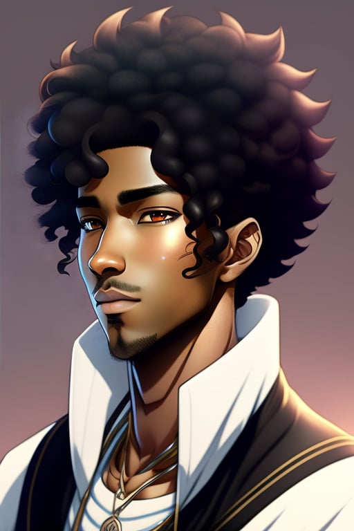 lexica-anime-black-man