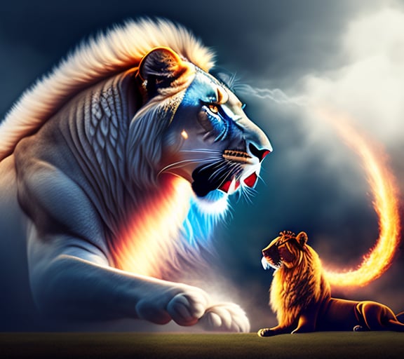 Lion Vs Tiger Fight