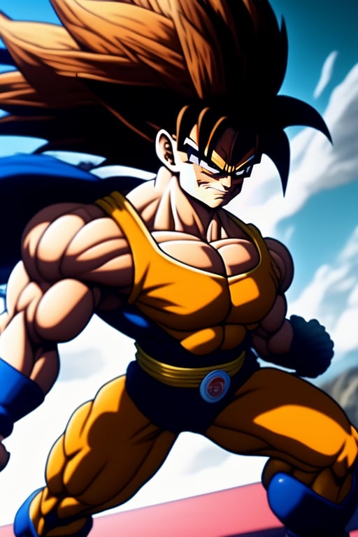 dragon ball z goku super saiyan god 3