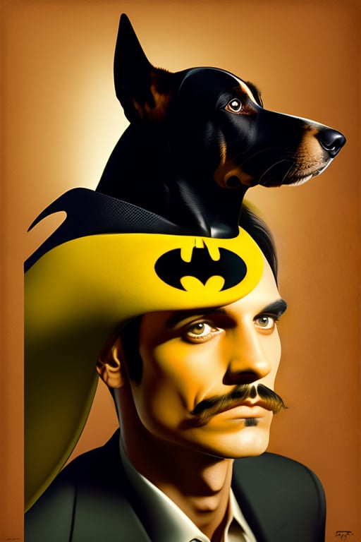 Lexica batman dachshund