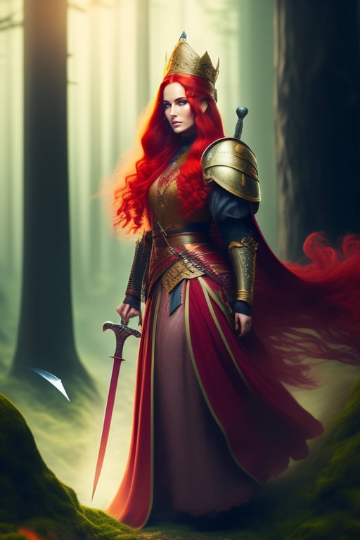 medieval girl warrior