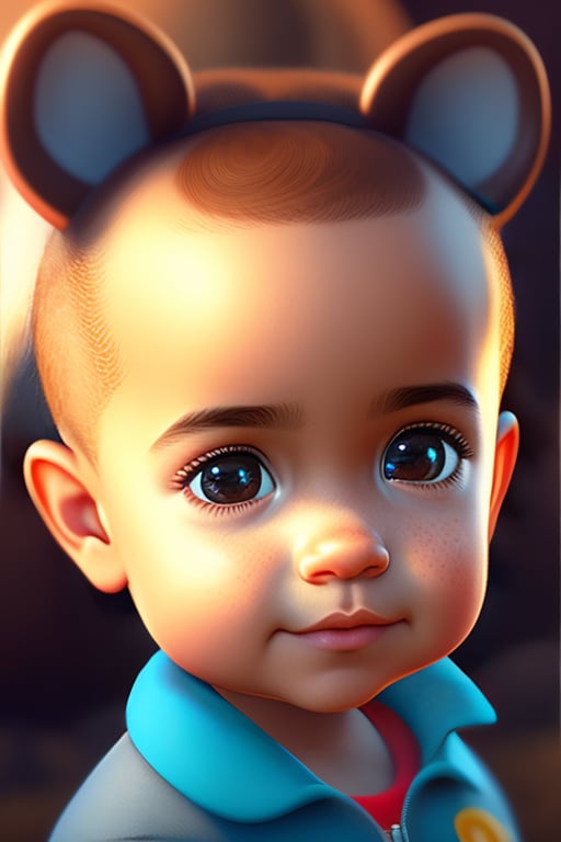 Lexica - Baby Stephen Curry, render, rembrandt, cgsociety, artstation  trending, highly detailed