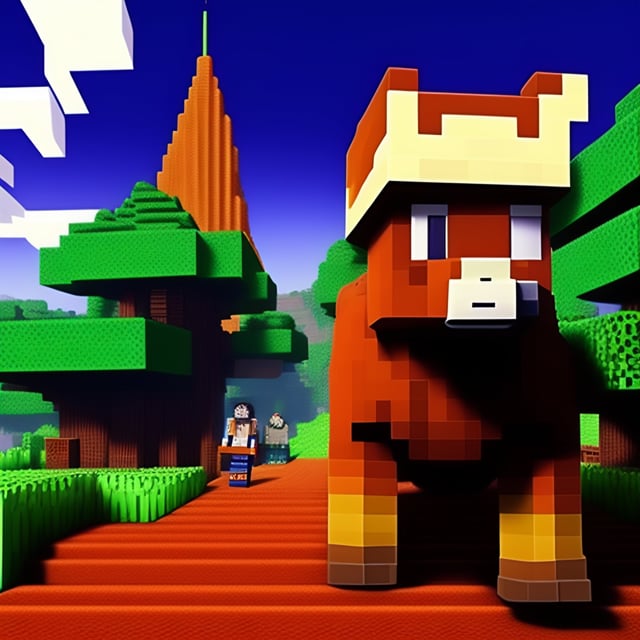 Cute Cartoon Minecraft Steve