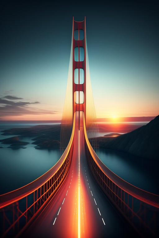 San Francisco's ambitious new Golden Gate Bridge, San Francisco