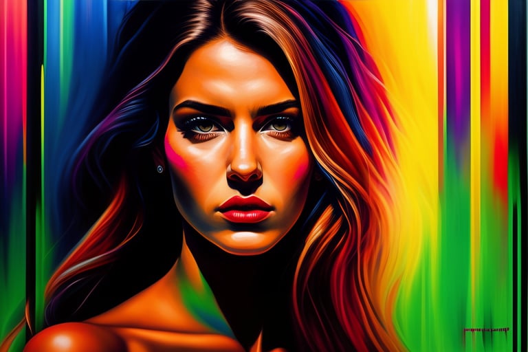Lexica airbrush art