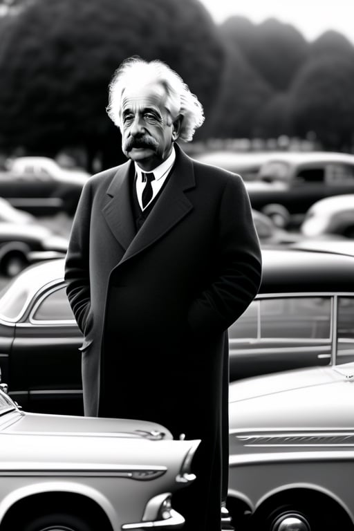 Albert Einstein Vintage Brown Jacket