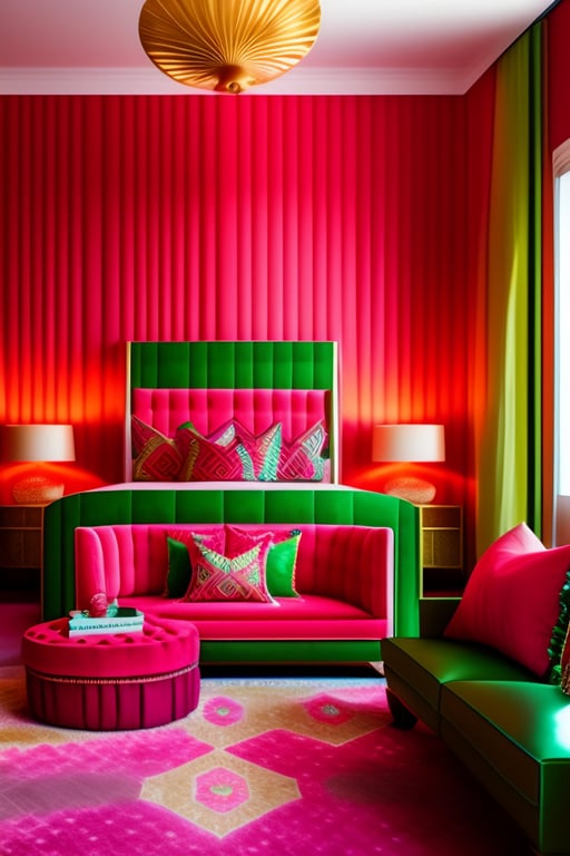 triadic color scheme interior design