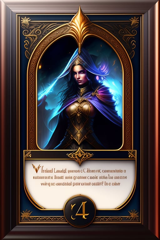 Lexica - hearthstone card back