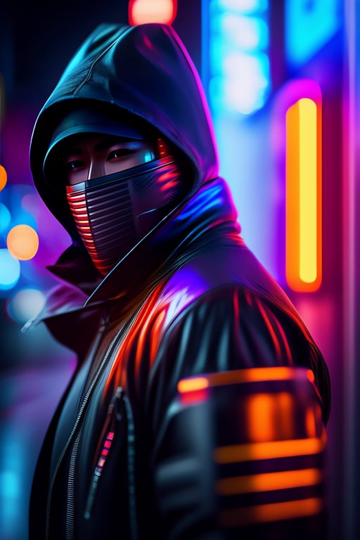 A Hard Rain  Cyberpunk aesthetic, Samurai wallpaper, Cyberpunk art