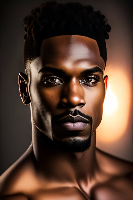 African Man Portrait