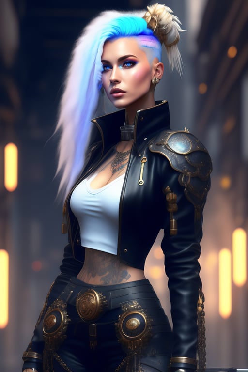 Lexica - royal attire cyberpunk