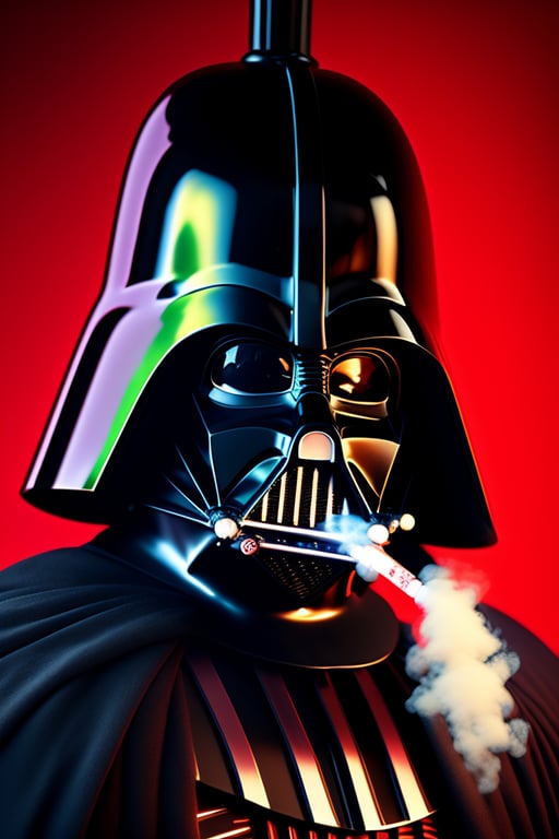 darth vader smoking weed