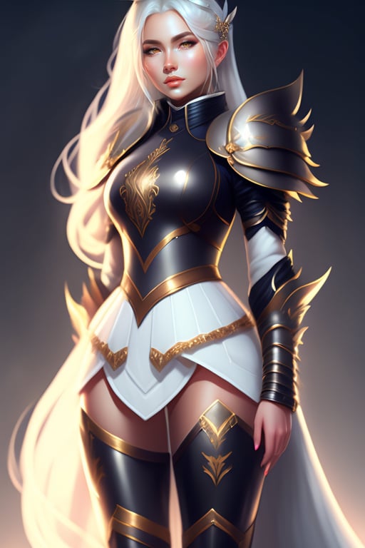 anime girl armor knight