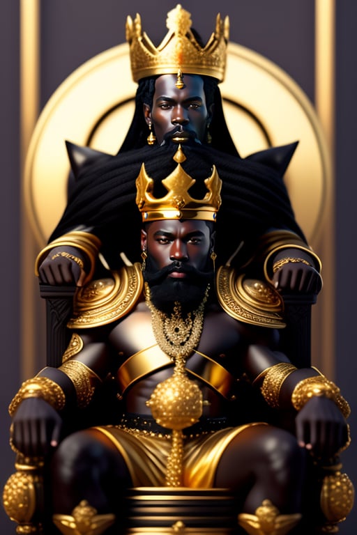 african king throne