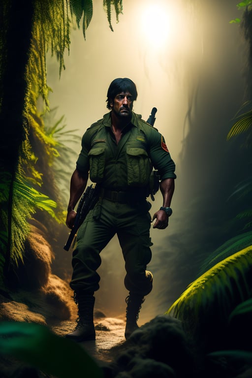 John Rambo Wallpaper Body