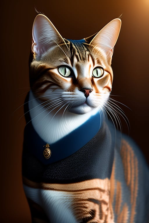 Lexica - A cat dressed as an international police officer with a cartoon  design