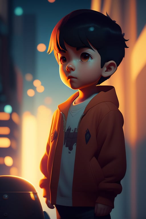 sad boy animation