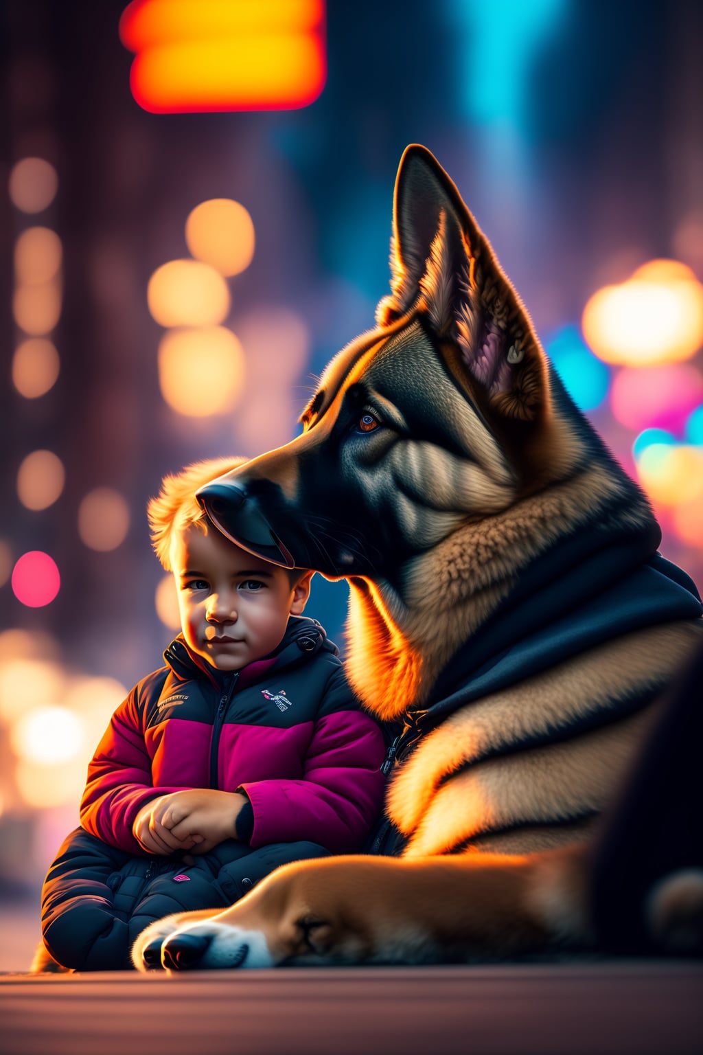 Woman Riding Dog