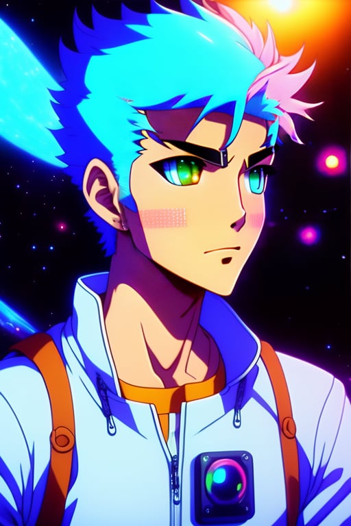 Cosmic Boy Anime Boy Anime Character Anime Art Anime Digital Art