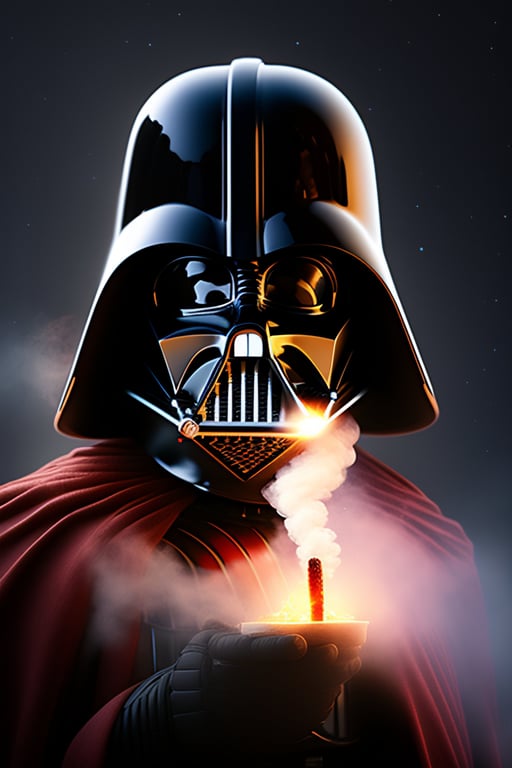 Darth Vader Smoking Weed