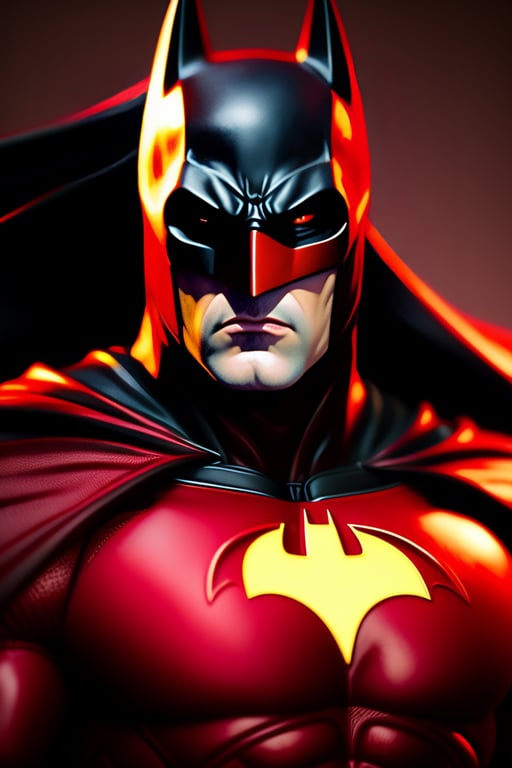 red batman suit