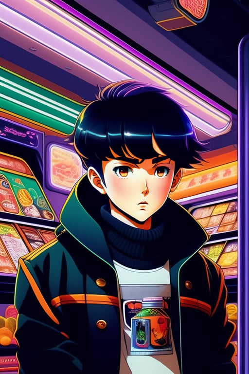 2087  Cyberpunk anime, Anime, 90s anime