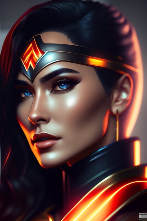 Egyptian bustier ,futuristic wonder woman, ancient top, sci fi