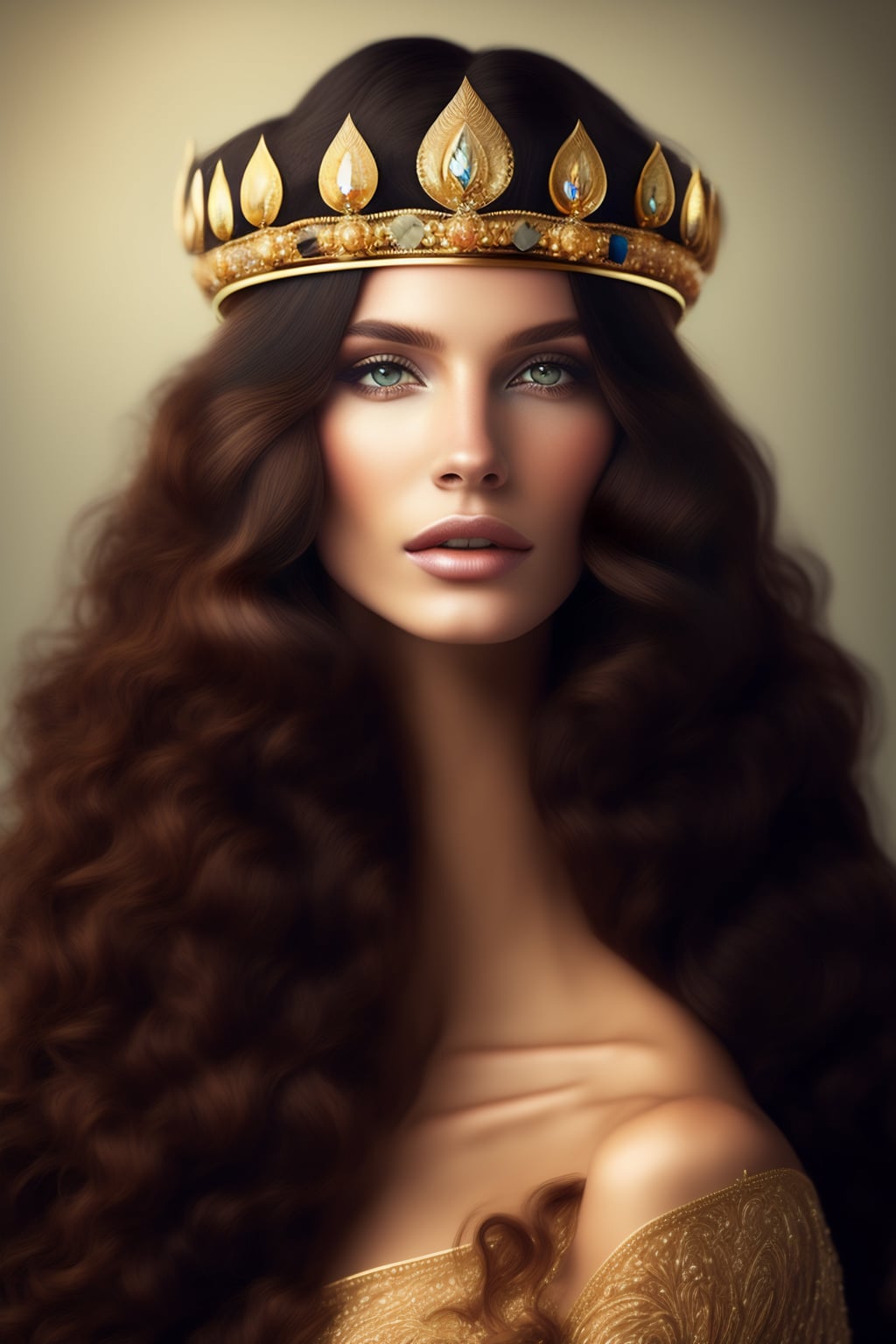latin queen crown