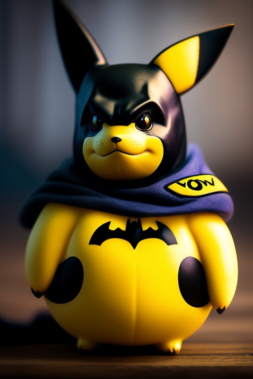 Lexica - pikachu and batman