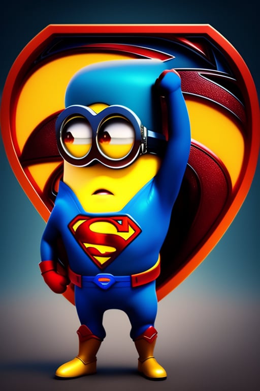 superhero minions 3d