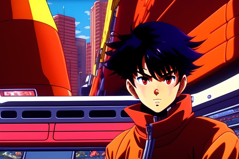 Lexica - Vintage anime screenshot from Gon and Killua of Hunter x Hunter,  90's anime aesthetic. A stunning maximalist screenshot of the two. They  are