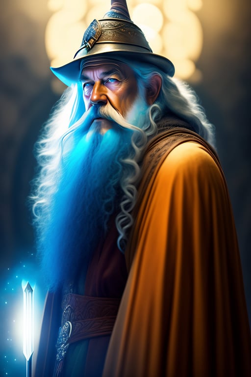 white wizard art